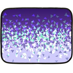 Purple Disintegrate Fleece Blanket (mini) by jumpercat