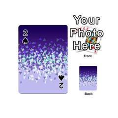 Purple Disintegrate Playing Cards 54 (mini)  by jumpercat