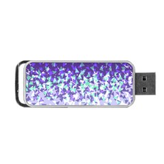 Purple Disintegrate Portable Usb Flash (two Sides) by jumpercat