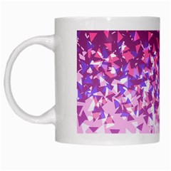 Pink Disintegrate White Mugs by jumpercat