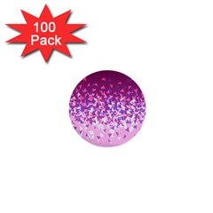 Pink Disintegrate 1  Mini Buttons (100 Pack)  by jumpercat