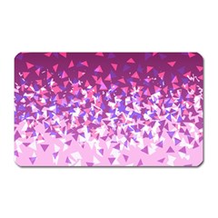 Pink Disintegrate Magnet (rectangular) by jumpercat