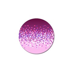 Pink Disintegrate Golf Ball Marker (4 Pack) by jumpercat