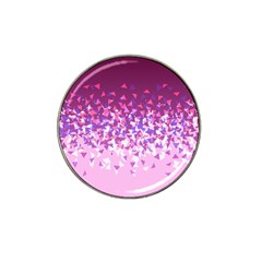 Pink Disintegrate Hat Clip Ball Marker by jumpercat