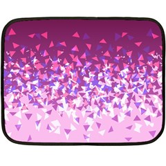 Pink Disintegrate Fleece Blanket (mini) by jumpercat