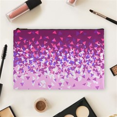 Pink Disintegrate Cosmetic Bag (large)  by jumpercat