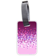 Pink Disintegrate Luggage Tags (one Side)  by jumpercat