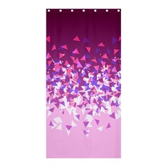 Pink Disintegrate Shower Curtain 36  X 72  (stall)  by jumpercat