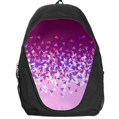 Pink Disintegrate Backpack Bag by jumpercat