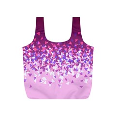 Pink Disintegrate Full Print Recycle Bags (s)  by jumpercat