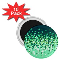 Green Disintegrate 1 75  Magnets (10 Pack)  by jumpercat