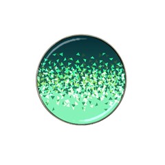 Green Disintegrate Hat Clip Ball Marker by jumpercat