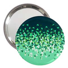 Green Disintegrate 3  Handbag Mirrors by jumpercat