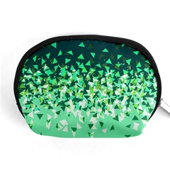 Green Disintegrate Accessory Pouches (medium)  by jumpercat