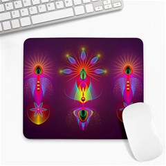 Abstract Bright Colorful Background Large Mousepads by Nexatart