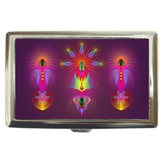 Abstract Bright Colorful Background Cigarette Money Cases by Nexatart