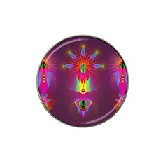 Abstract Bright Colorful Background Hat Clip Ball Marker by Nexatart