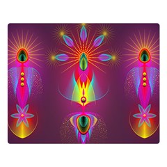 Abstract Bright Colorful Background Double Sided Flano Blanket (large)  by Nexatart