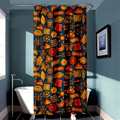 Pattern Background Ethnic Tribal Shower Curtain 36  X 72  (stall)  by Nexatart