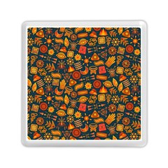 Pattern Background Ethnic Tribal Memory Card Reader (square)  by Nexatart