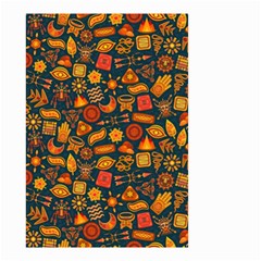 Pattern Background Ethnic Tribal Small Garden Flag (two Sides) by Nexatart