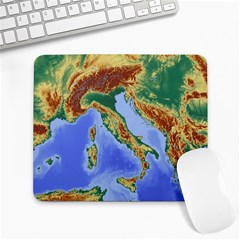 Italy Alpine Alpine Region Map Large Mousepads by Nexatart