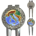 Italy Alpine Alpine Region Map 3-in-1 Golf Divots Front