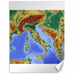 Italy Alpine Alpine Region Map Canvas 12  X 16   by Nexatart