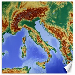 Italy Alpine Alpine Region Map Canvas 16  X 16   by Nexatart