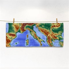 Italy Alpine Alpine Region Map Cosmetic Storage Cases by Nexatart