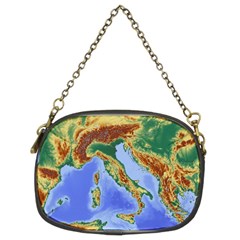 Italy Alpine Alpine Region Map Chain Purses (two Sides)  by Nexatart