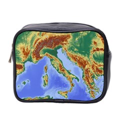 Italy Alpine Alpine Region Map Mini Toiletries Bag 2-side by Nexatart