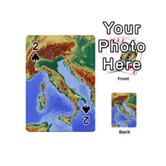 Italy Alpine Alpine Region Map Playing Cards 54 (mini)  by Nexatart