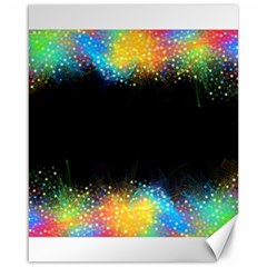 Frame Border Feathery Blurs Design Canvas 16  X 20   by Nexatart