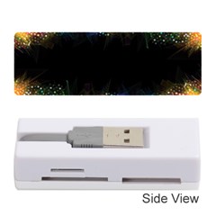 Frame Border Feathery Blurs Design Memory Card Reader (stick)  by Nexatart