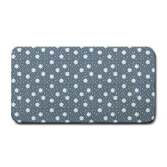 Floral Dots Blue Medium Bar Mats by snowwhitegirl