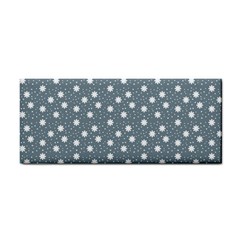 Floral Dots Blue Cosmetic Storage Cases by snowwhitegirl