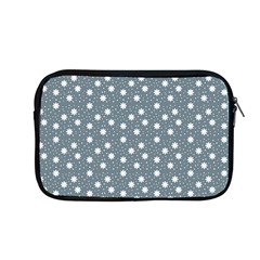 Floral Dots Blue Apple Macbook Pro 13  Zipper Case by snowwhitegirl