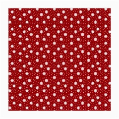 Floral Dots Red Medium Glasses Cloth