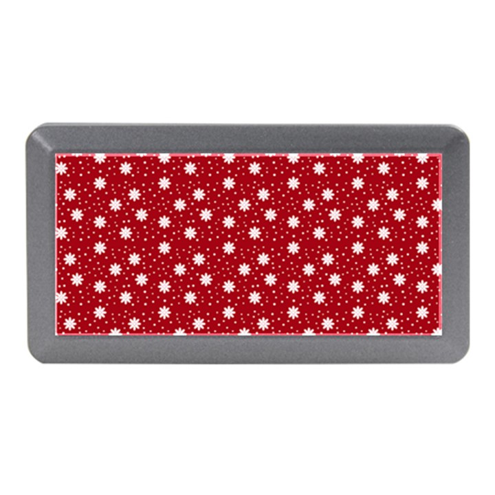 Floral Dots Red Memory Card Reader (Mini)