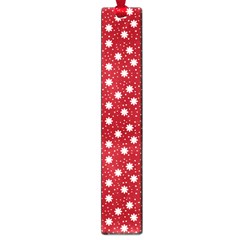 Floral Dots Red Large Book Marks by snowwhitegirl