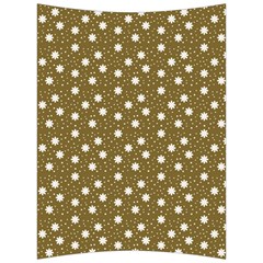 Floral Dots Brown Back Support Cushion by snowwhitegirl