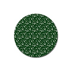 Dinosaurs Green Magnet 3  (round) by snowwhitegirl