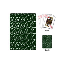 Dinosaurs Green Playing Cards (mini) 