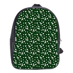 Dinosaurs Green School Bag (xl) by snowwhitegirl