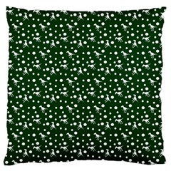 Dinosaurs Green Standard Flano Cushion Case (one Side) by snowwhitegirl