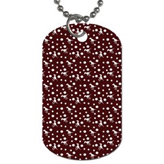 Dinosaurs Red Dog Tag (one Side) by snowwhitegirl