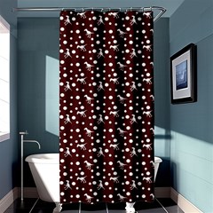 Dinosaurs Red Shower Curtain 36  X 72  (stall) 