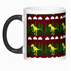 Dino In The Mountains Red Morph Mugs by snowwhitegirl