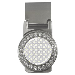 Daisy Dots Grey Money Clips (cz) 